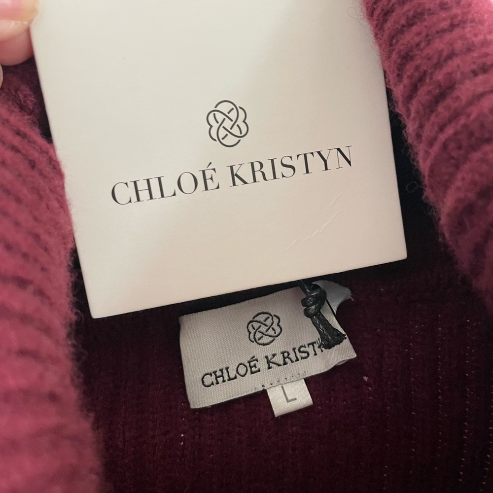 Chloe Kristyn turtleneck sweater sz large